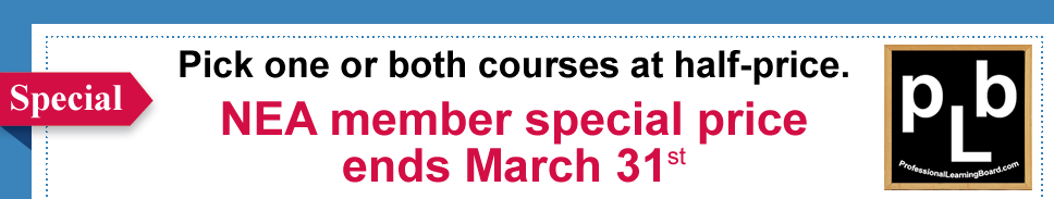 NEA Academy - Professional Learning Board Promotion