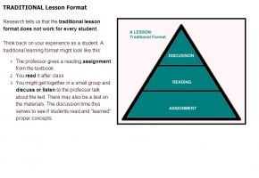 Sample from Reading Across the Curriculum course #5