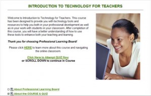 Sample from Introduction to Technology for Teachers