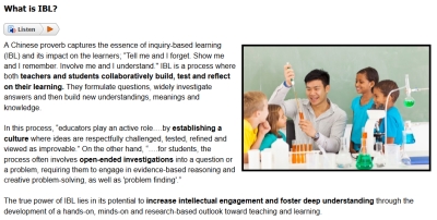 Inquiry-based Learning