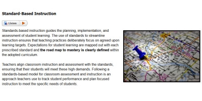 Integrating Standards in Teaching