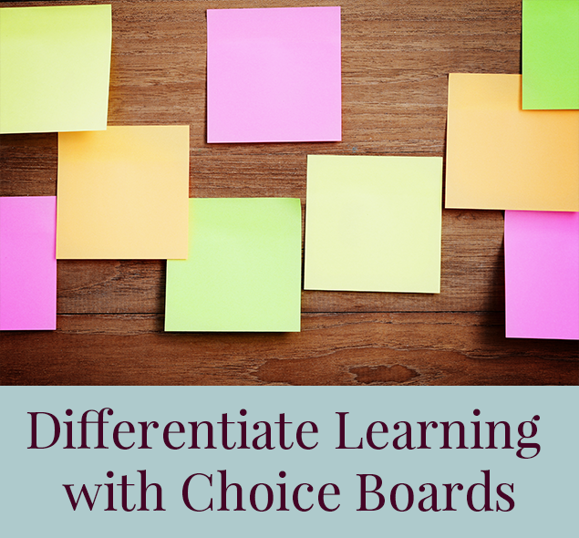 How to Use Choice Boards in the Classroom